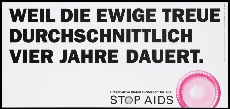 Stop AIDS campaign poster