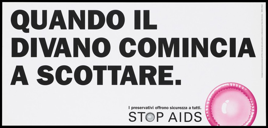 Stop AIDS campaign poster