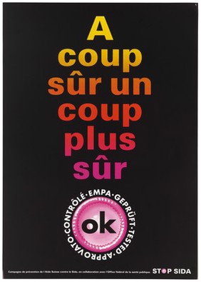 Stop AIDS campaign poster