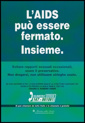 AIDS can be stopped by avoiding casual sex