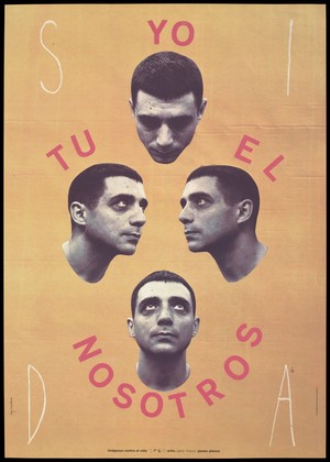 view An anti-AIDS poster produced by Artis