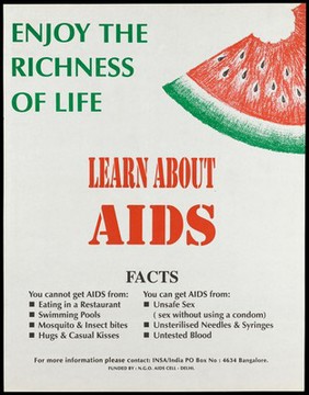 Fact sheet on how you can and cannot get AIDS