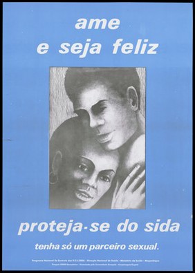 AIDS prevention advert by the Ministry of Health, Mozambique