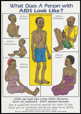 The difficulty of being sure that someone has AIDS