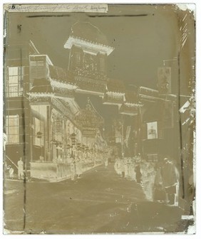 Lyndhurst Terrace, Hong Kong. Photograph by John Thomson, ca. 1869.