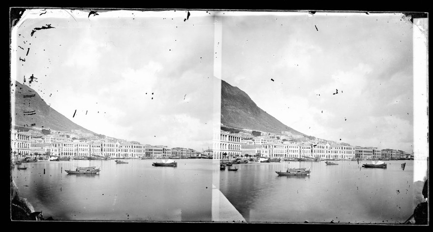 The Bund, Hong Kong. Photograph by John Thomson, 1868/1871.