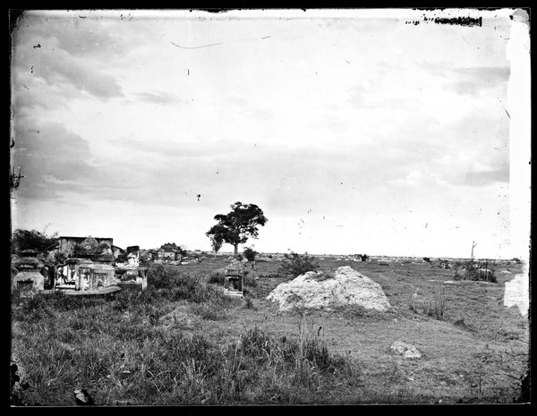 Saigon, Vietnam: tombs. Photograph by John Thomson, 1867.