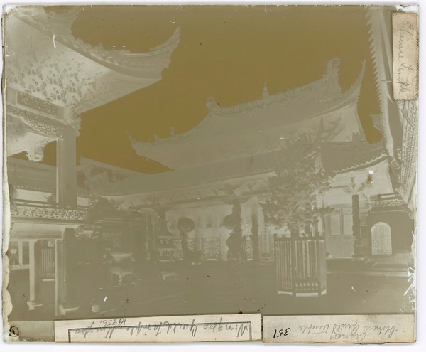 Ningbo, Zhejiang, China: Ningbo Tianhou Temple or Qingan Guildhall. Photograph by John Thomson, 1870/1871.