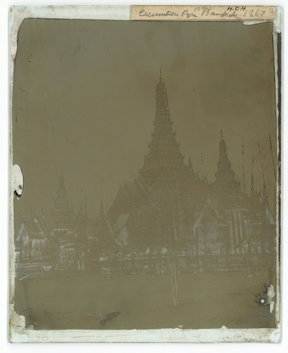 Bangkok, Siam (Thailand): the funeral meru for the cremation of King Pinklao (second king), January 1866. Photograph by John Thomson, 1866.