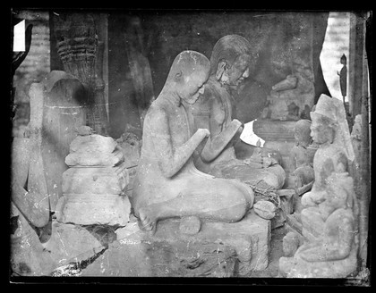 Nakhon Thom [Angkor Wat], Cambodia. Photograph by John Thomson, 1866.