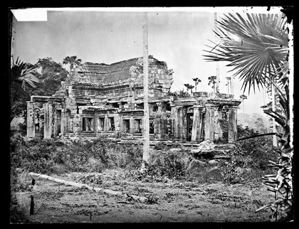 Nakhon Thom [Angkor Wat], Cambodia. Photograph by John Thomson, 1866.