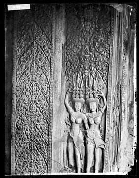 Nakhon Thom [Angkor Wat], Cambodia. Photograph by John Thomson, 1866.