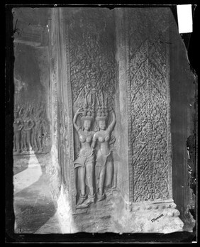 Nakhon Thom [Angkor Wat], Cambodia. Photograph by John Thomson, 1866.