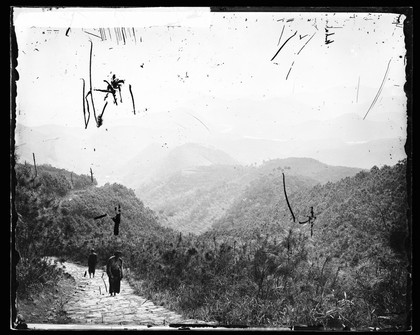 Snowy Valley, Chekiang [?] province, China. Photograph by John Thomson, 1871.