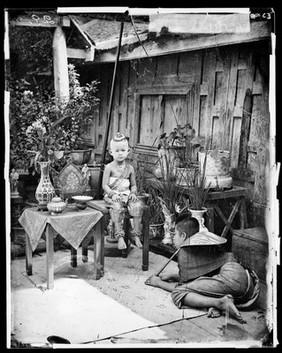 A princess of Siam (Thailand). Photograph by John Thomson, 1865.