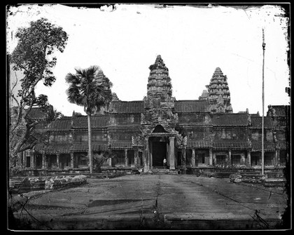 Nakhon Thom [Angkor Wat], Cambodia. Photograph by John Thomson, 1866.