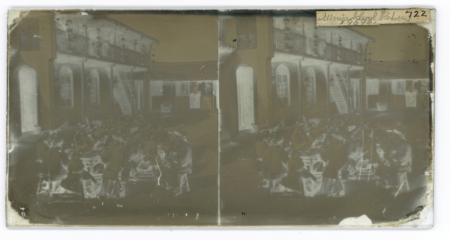 Peking, Pechili province, China: a mission school. Photograph by John Thomson, 1869.