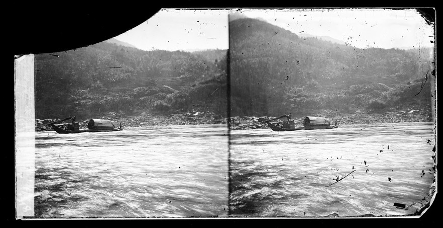 River Min, Fukien province, China. Photograph by John Thomson, 1870/1871.