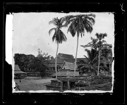 Nakhon Thom [Angkor Wat], Cambodia. Photograph by John Thomson, 1866.