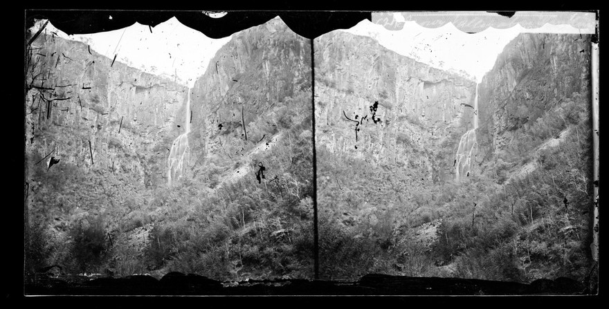 Snowy Valley, Chekiang province, China. Photograph by John Thomson, 1871.