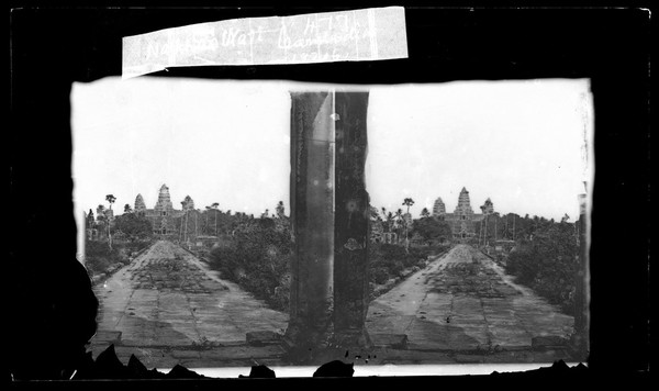 Nakhon Thom [Angkor Wat], Cambodia. Photograph by John Thomson, 1866.