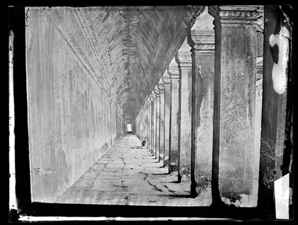 Nakhon Thom [Angkor Wat], Cambodia. Photograph by John Thomson, 1866.