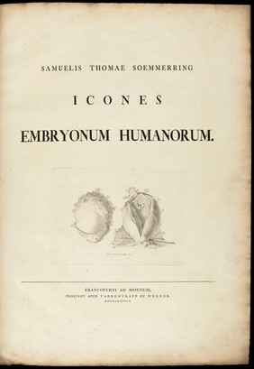 Icones embryonum humanorum.