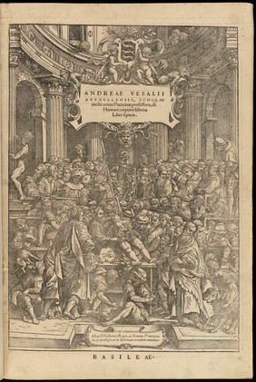 De humani corporis fabrica libri septem / [Andreas Vesalius].