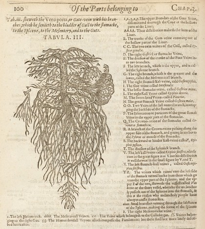 Mikrokosmographia. A description of the body of man. Together with the controversies thereto belonging. Collected and translated out of all the best authors of anatomy, expecially Gaspar Bauhinus and Andreas Laurentius / By Helkiah Crooke. Published by the Kings Maiesties especiall direction and warrant, according to the first integrity, as it was originally written by the author.