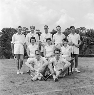 Tennis team: Wellcome Laboratories, Beckenham