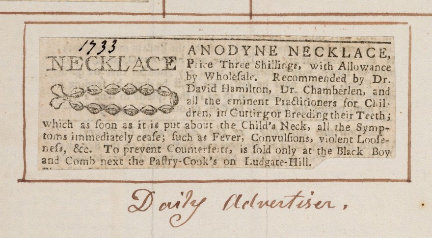 Dental memoranda / collected by T. Purland (1844).