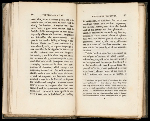 Confessions of an English opium-eater / [Thomas De Quincey].