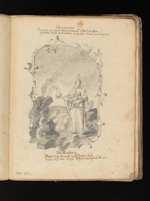 Allegorical and sacred subjects, and hermits. Drawings, ca. 1740.
