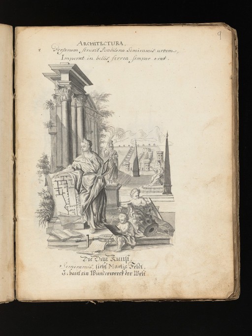 Allegorical and sacred subjects, and hermits. Drawings, ca. 1740.