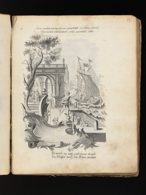 Allegorical and sacred subjects, and hermits. Drawings, ca. 1740.