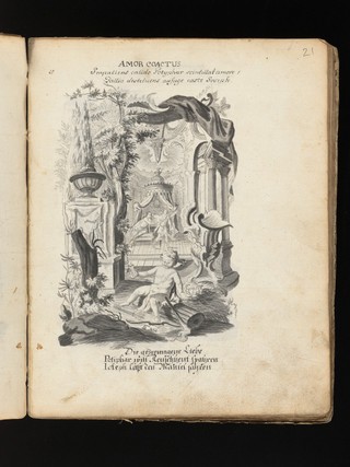 Allegorical and sacred subjects, and hermits. Drawings attributed to Aspruck, ca. 1740.