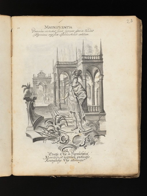Allegorical and sacred subjects, and hermits. Drawings, ca. 1740.