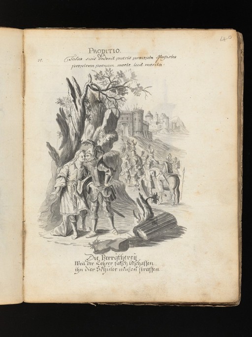 Allegorical and sacred subjects, and hermits. Drawings, ca. 1740.