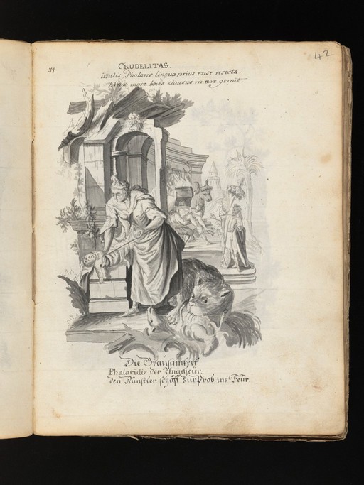 Allegorical and sacred subjects, and hermits. Drawings, ca. 1740.