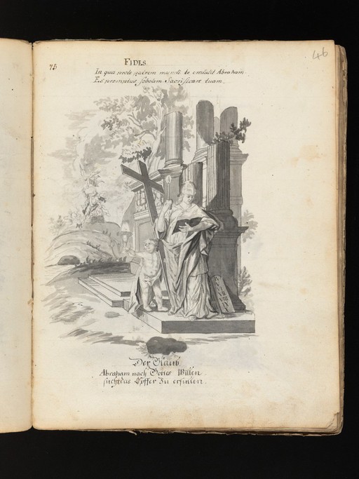 Allegorical and sacred subjects, and hermits. Drawings, ca. 1740.