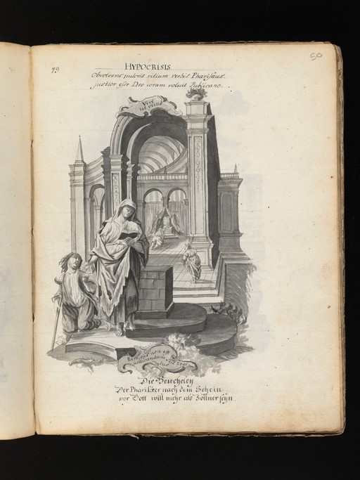 Allegorical and sacred subjects, and hermits. Drawings, ca. 1740.