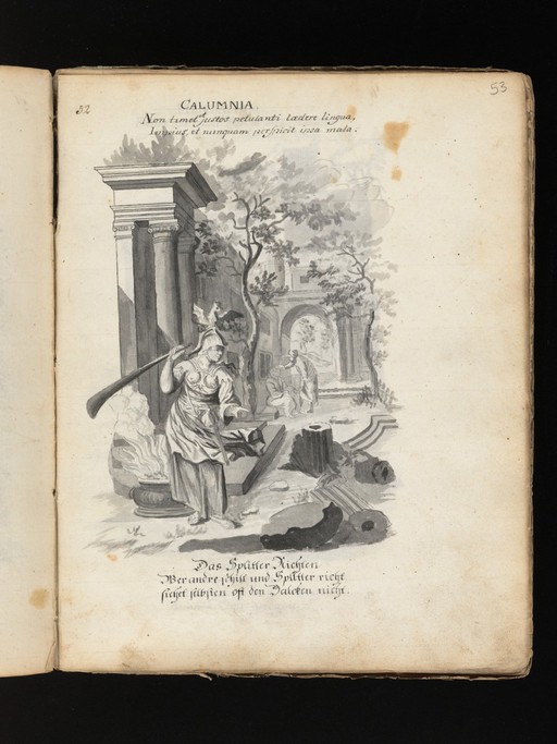 Allegorical and sacred subjects, and hermits. Drawings, ca. 1740.