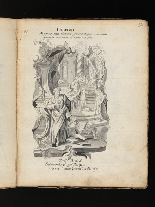 Allegorical and sacred subjects, and hermits. Drawings, ca. 1740.