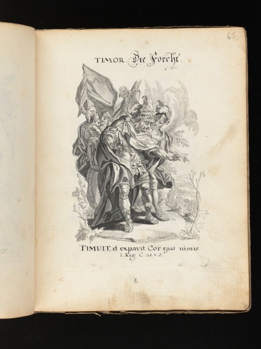 Allegorical and sacred subjects, and hermits. Drawings, ca. 1740.