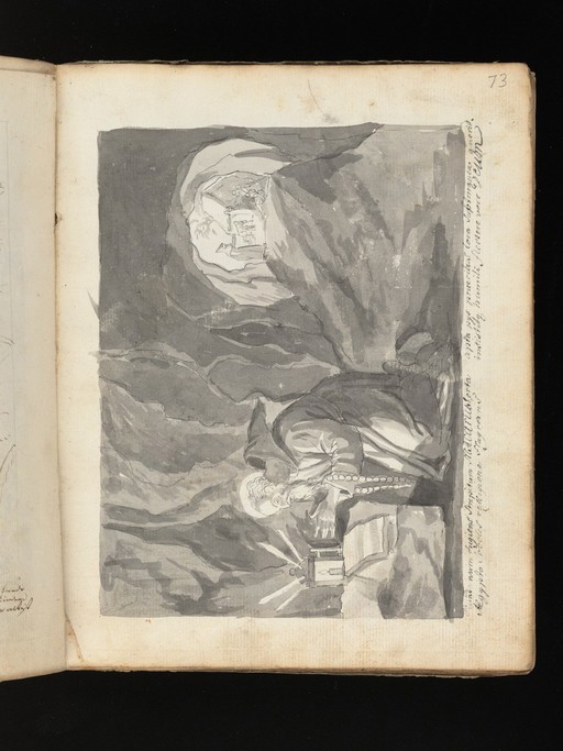Allegorical and sacred subjects, and hermits. Drawings, ca. 1740.