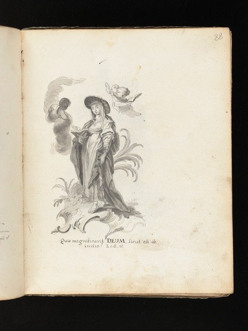 Allegorical and sacred subjects, and hermits. Drawings, ca. 1740.