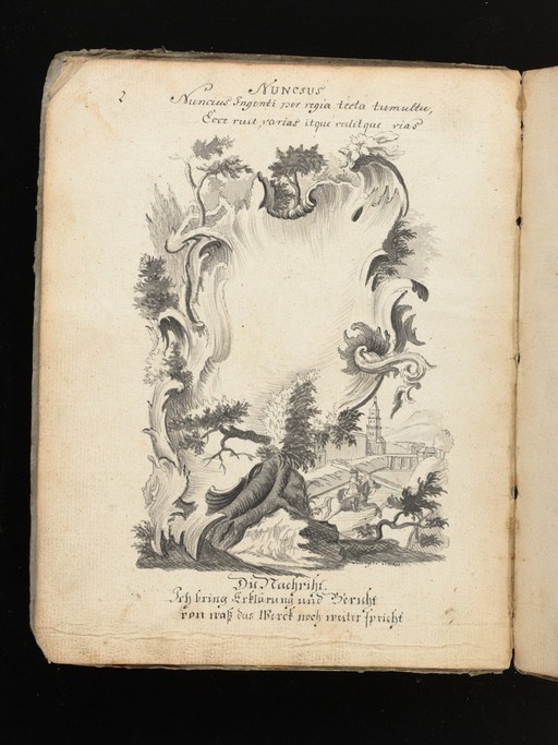 Allegorical and sacred subjects, and hermits. Drawings, ca. 1740.
