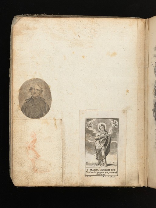 Allegorical and sacred subjects, and hermits. Drawings, ca. 1740.