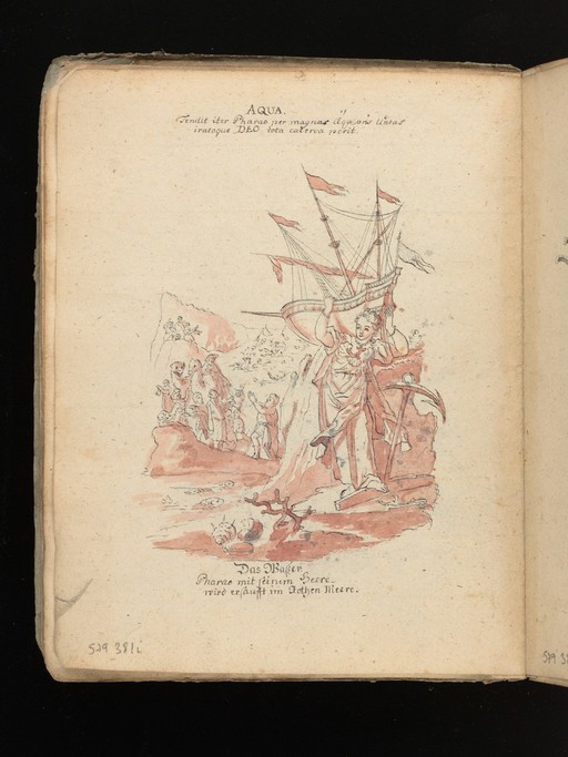 Allegorical and sacred subjects, and hermits. Drawings, ca. 1740.