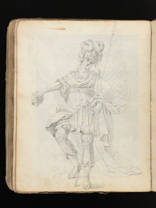 Allegorical and sacred subjects, and hermits. Drawings, ca. 1740.